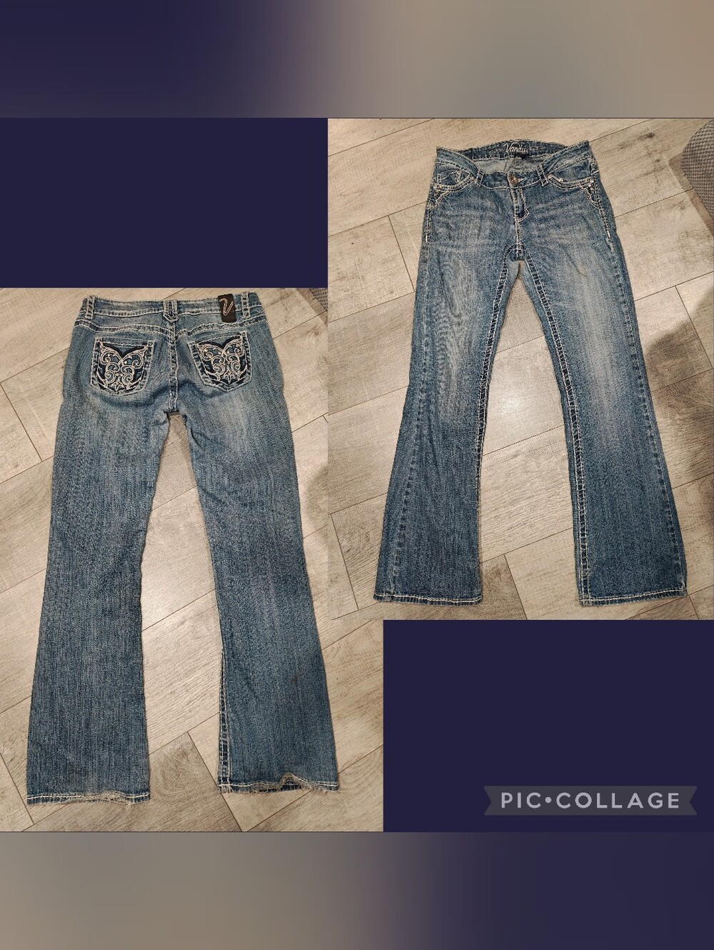 🌟 Y2K VANITY EMBELLISHED LOW RISE & FLARED JEANS 🌟